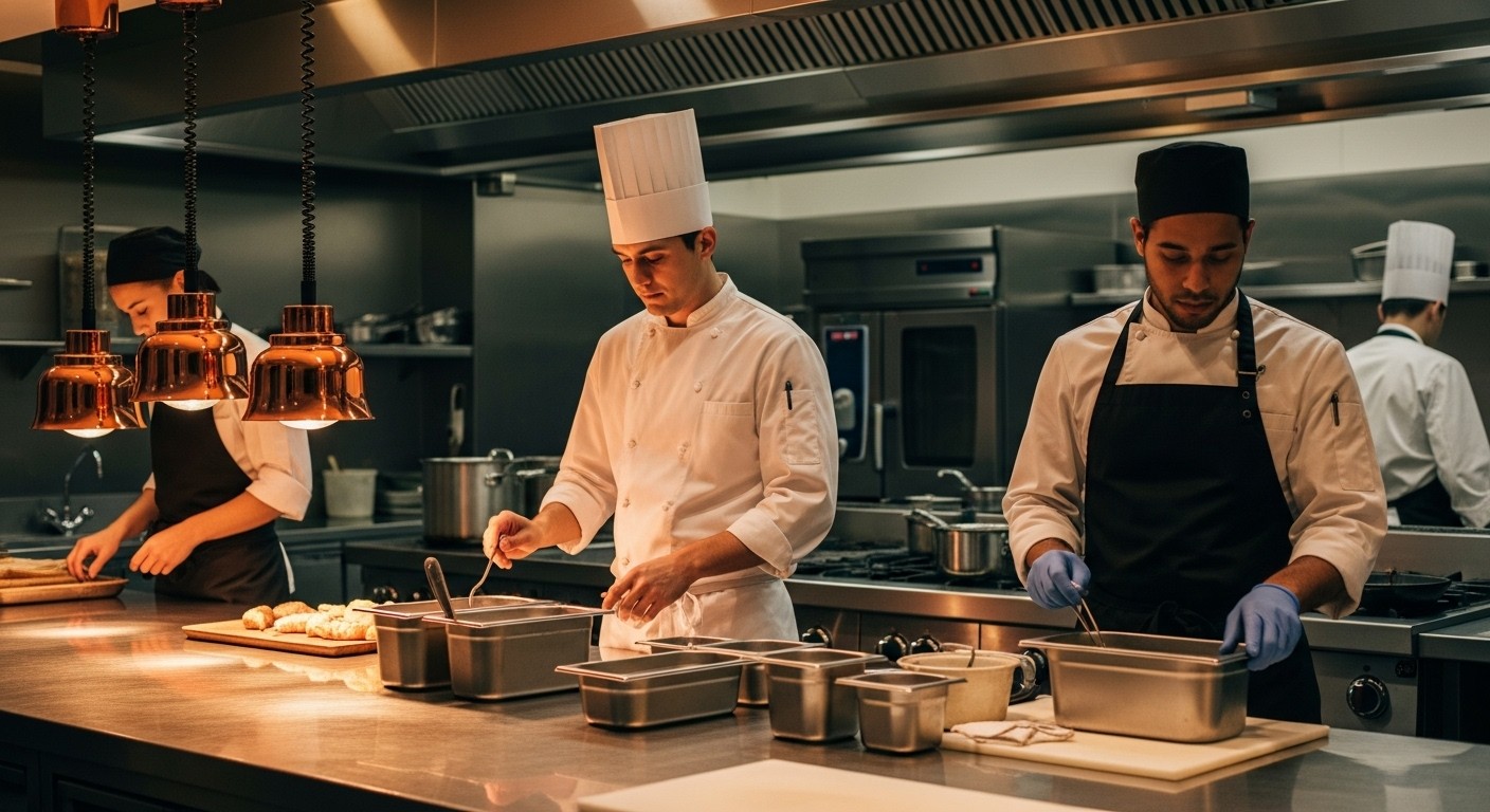 Photo of rows of school desk chairs in a classroom.